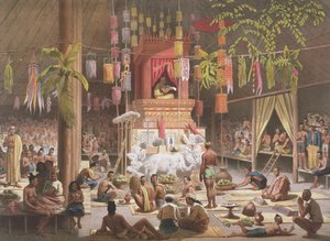 Festival dans une pagode à Ngong Kair, Laos, de 